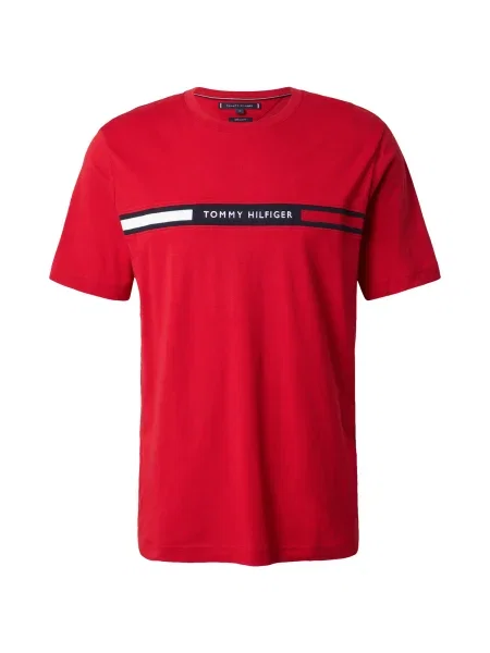 Tommy Hilfiger Tricou Chest Insert roșu