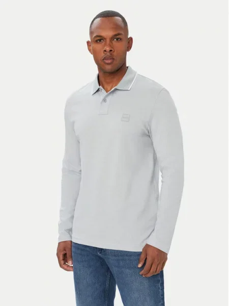 BOSS Polo PasserfordLong szary