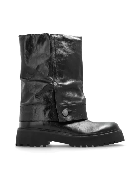 Kozaki Zadig & Voltaire skórzane czarne