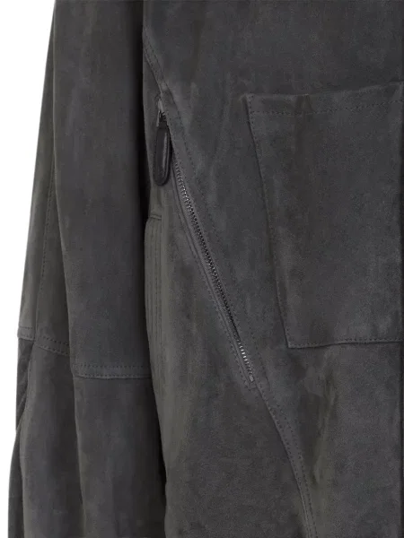 Geanta de piele Giorgio Armani gri
