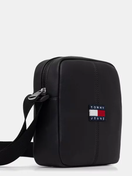 Torbica za okrog pasu Tommy Jeans Tjm Ess Daily Pu Reporter črna