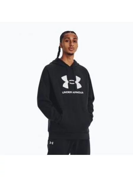 Bluza Under Armour Rival Fleece Logo HD black/white czarna