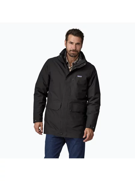 Férfi dzseki Patagonia Tres Parka black Tres Parka fekete