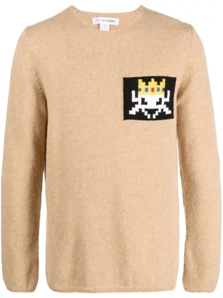 Pulover Comme Des Garçons Shirt tricotate cu imagine