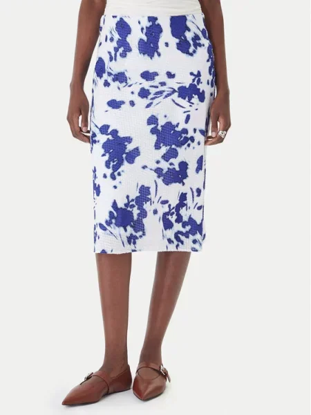 Calvin Klein Fustă midi alb