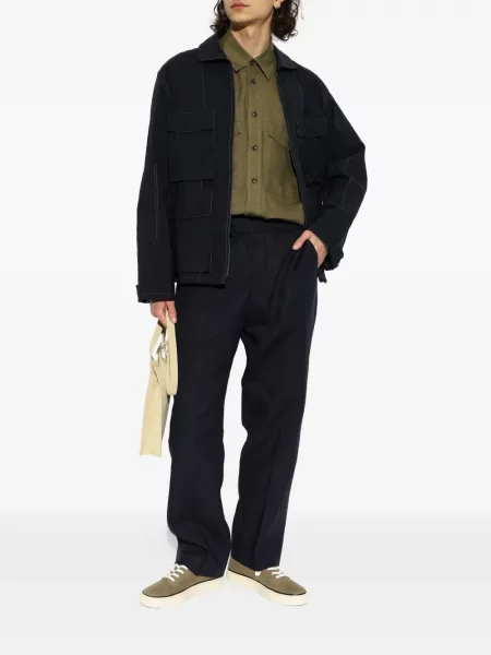 Cămașă Paul Smith de in verde