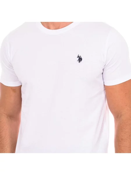 Tricou polo U.s. Polo Assn. alb
