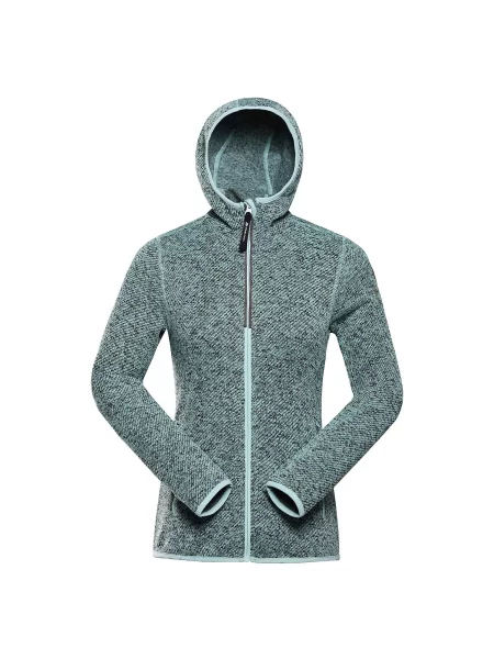 Bluza polarowa z kapturem Alpine Pro Zega 3 niebieska