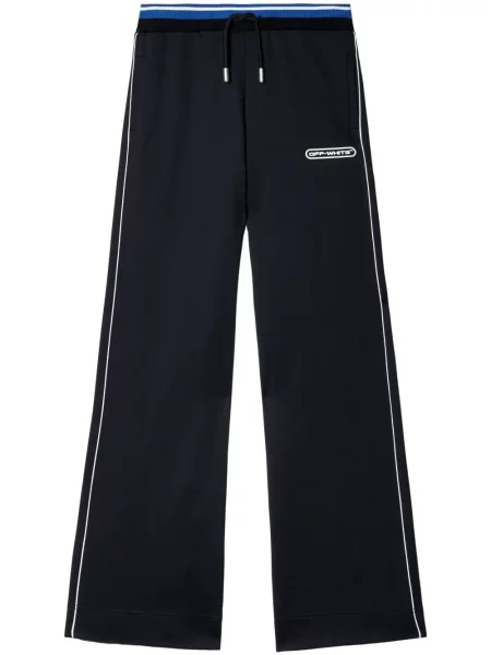 Pantaloni cu picior drept Off-white alergare alb