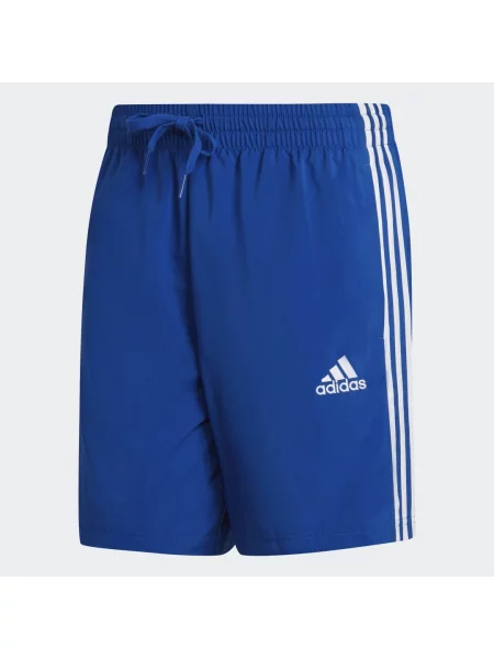 Szorty z 3 paskami AEROREADY Essentials Chelsea białe