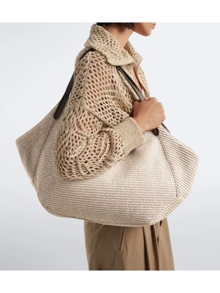 Shopper kabelka Brunello Cucinelli hnedá
