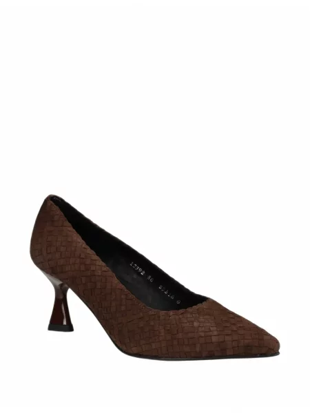 Pantofi cu toc Pon´s Quintana din piele maro
