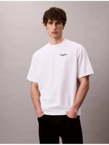 Calvin Klein Jeans Tricou | alb