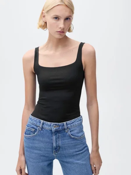 Боді MANGO чорний