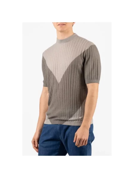 Sweter Emporio Armani wełniany szary