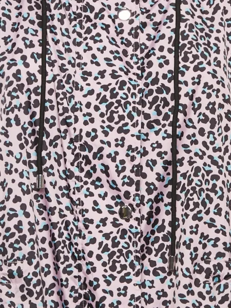 Palton Maje cu imagine cu model leopard roz
