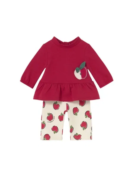 Mayoral Set bluză și leggings roșu