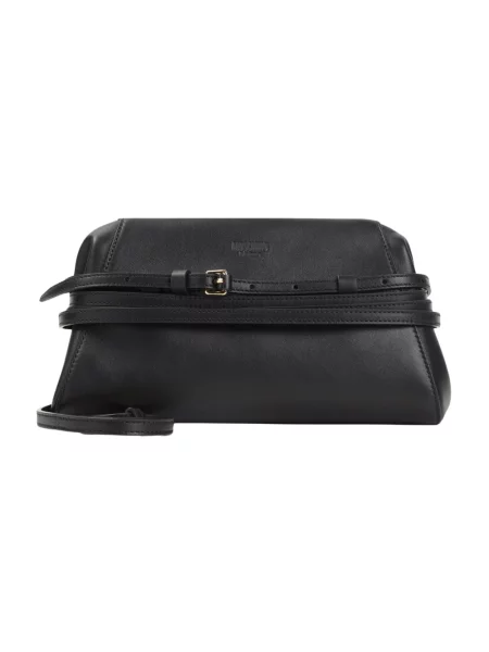 Torebka Moschino skórzana czarna