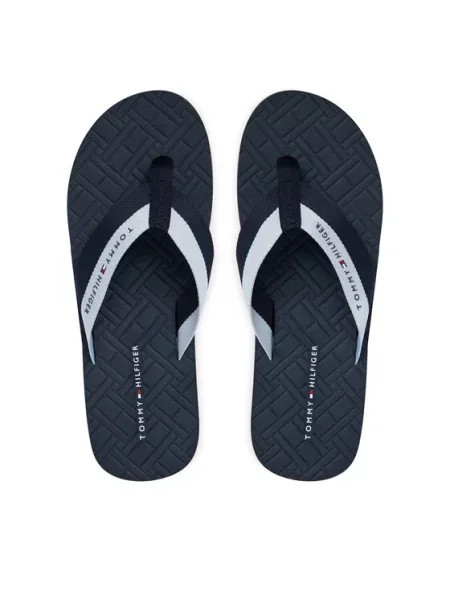 Tommy Hilfiger Japonke Webbing Strap Flag Embossed Mornarsko modra