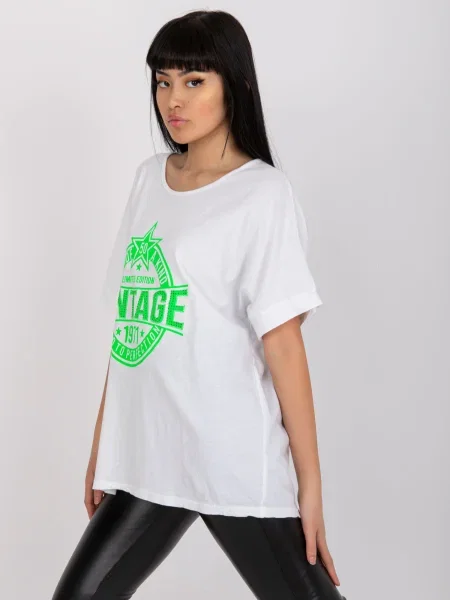 Tričko Fashionhunters biela