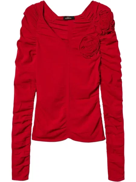 Top Twinset w kwiatki czerwony