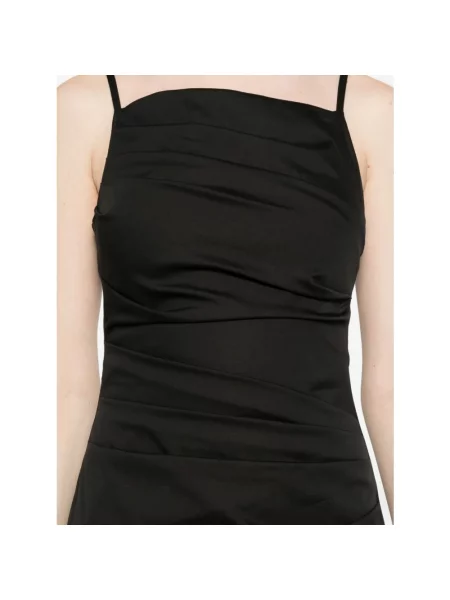 Marella Sukienki Kobieta Ciocca Midi Dress czarny