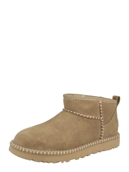 UGG Botine Classic Ultra Mini Botanic deschis maro