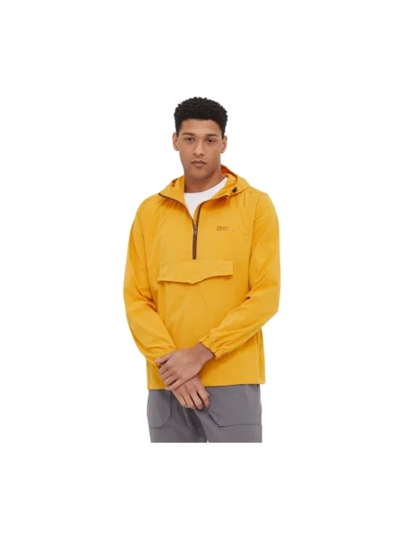 Kurtka Jack Wolfskin z kapturem żółta