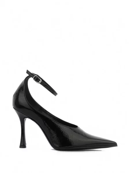 Pantofi cu toc Paul Warmer cu bretele negru