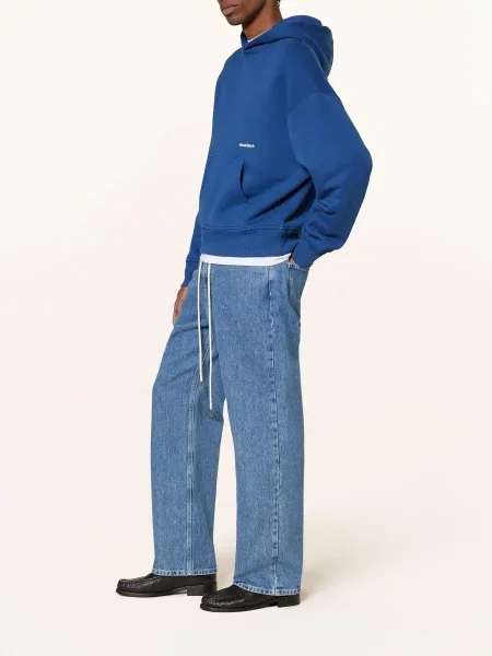 About:Blank Bluza Z Kapturem blau biała