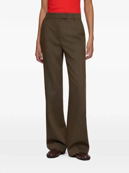 Pantaloni Ganni maro