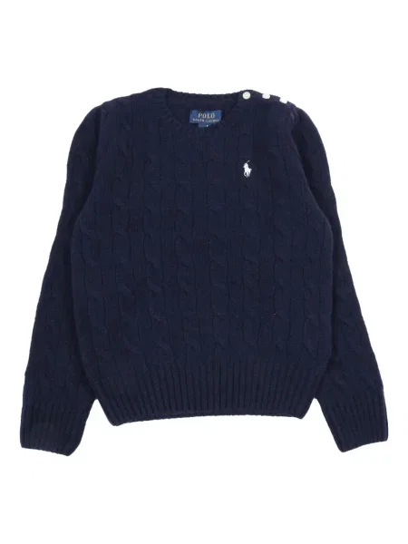 Sweter dziecięcy Polo Ralph Lauren niebieski