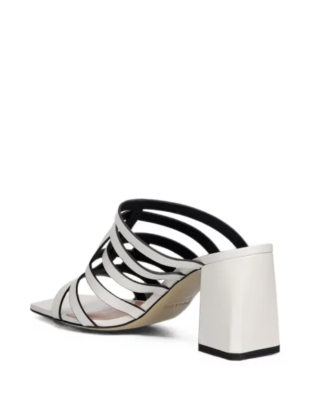 Sandale Pollini din piele alb