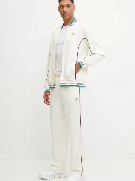 Спортивні штани Fila Lierneux візерунок бежевий