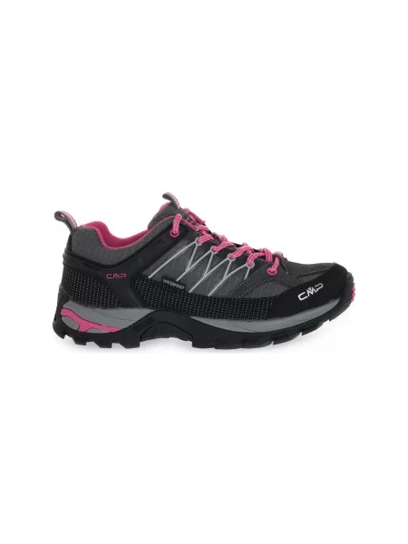 Trekové boty CMP Rigel Low grey/fuxia/ice šedé