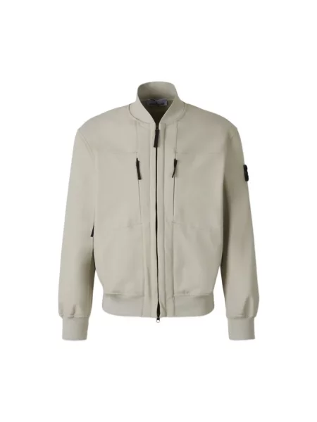 Kurtka bomber Stone Island z kamieniami beżowy