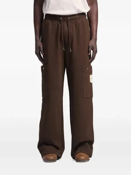 Pantaloni Bram’s Fruit alergare cu autograf maro