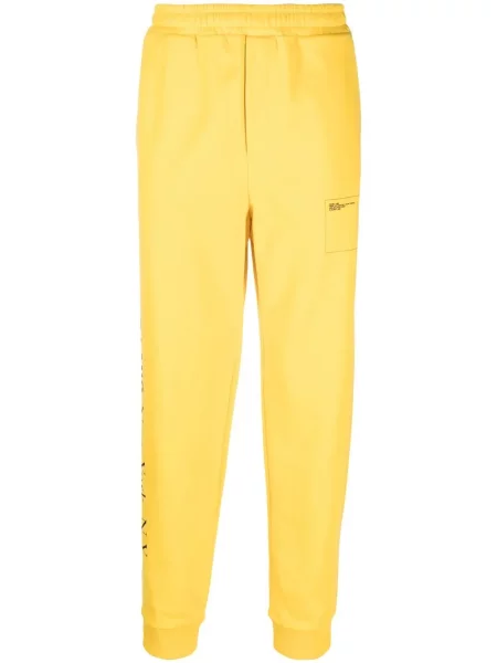 Pantaloni Helmut Lang galben