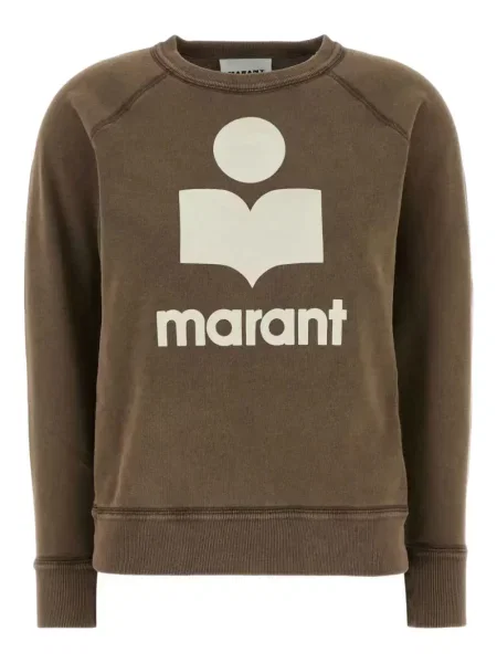Hanorac Marant cu broderie maro