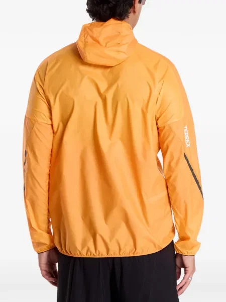 Geacă Adidas cu imagine portocaliu