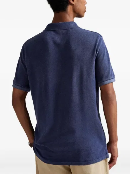 Μάλλινο polo Polo Ralph Lauren με κουκούλα με σχέδιο μαύρο