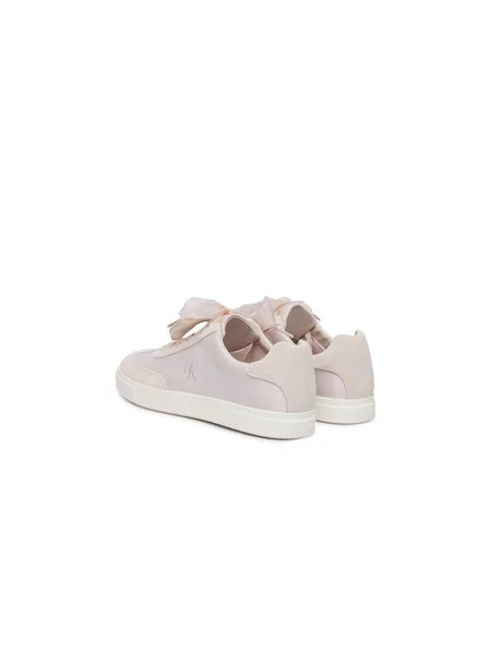 Calvin Klein Sportcipők Low Pro Cupsole Wt Satin Mix Barna rózsaszín