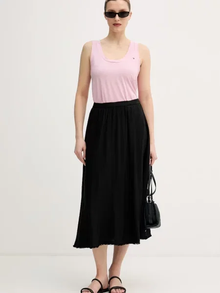 Tommy Hilfiger fustă cu in negru