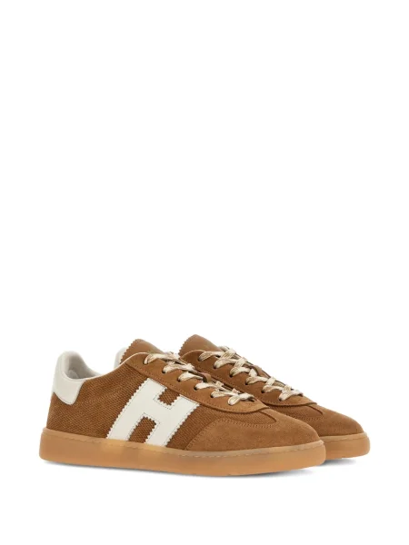 Sneakerși Hogan din piele de căprioară maro