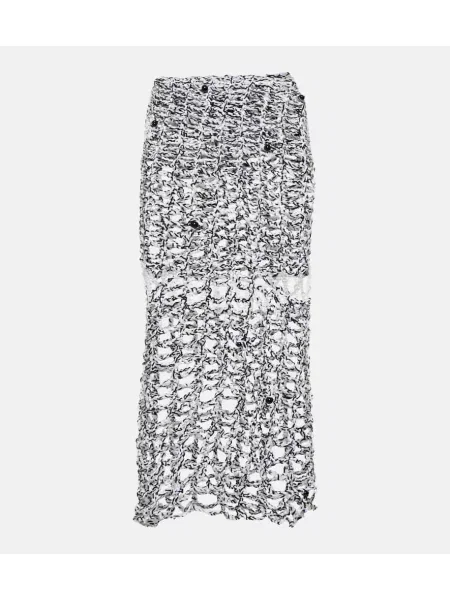 Spódnica midi Susan Fang do kolan z koralikami