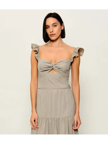 GUESS Bluză ROSSANA | Cropped Fit bej