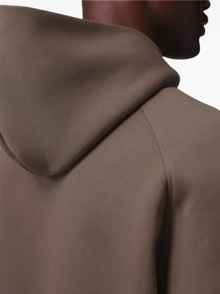 Hanorac cu glugă Jordan din fleece maro