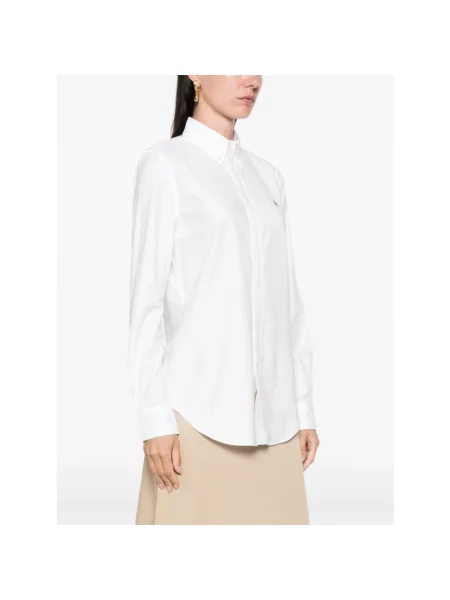 Polo Ralph Lauren koszula niebieski regular z kołnierzykiem klasycznym biała