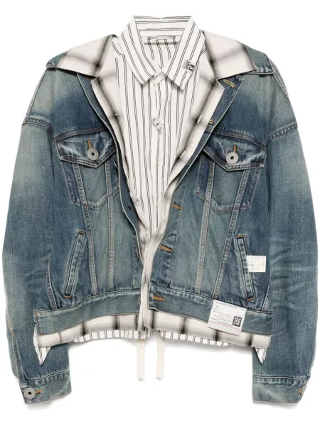 Kurtka jeansowa Maison Mihara Yasuhiro niebieska