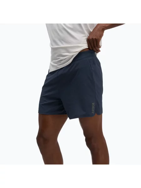 Pantaloni scurți de alergare pentru bărbați HOKA Glide Short 5" Brief varsity navy marină